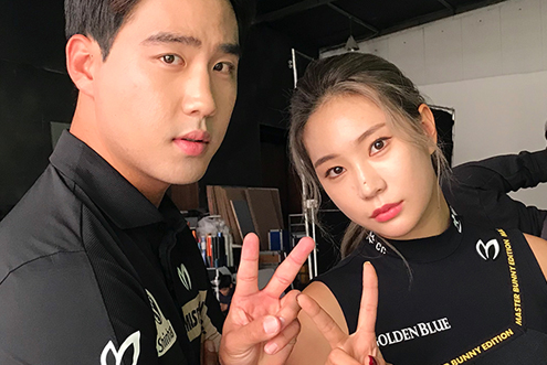 마스터바니 에디션 2019 S/S CF 스케치 촬영장에서 만난 유현주&장이근 프로! / 