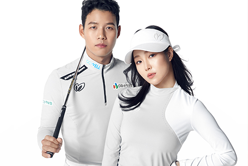 MBE 문도엽 / 이지혜 프로의 포인트가 돋보이는 그레이 MBE 22SS 골프 스타일링! / 