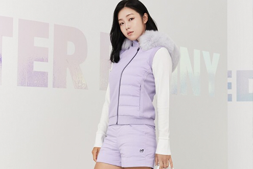 MBE 22FW 이지혜 프로의 폭스퍼 다운 베스트로 스타일리시한 골프 스타일링! / 